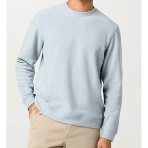 Vuori Beach Fleece Crew Sweatshirt Raindrop Heather Size XL